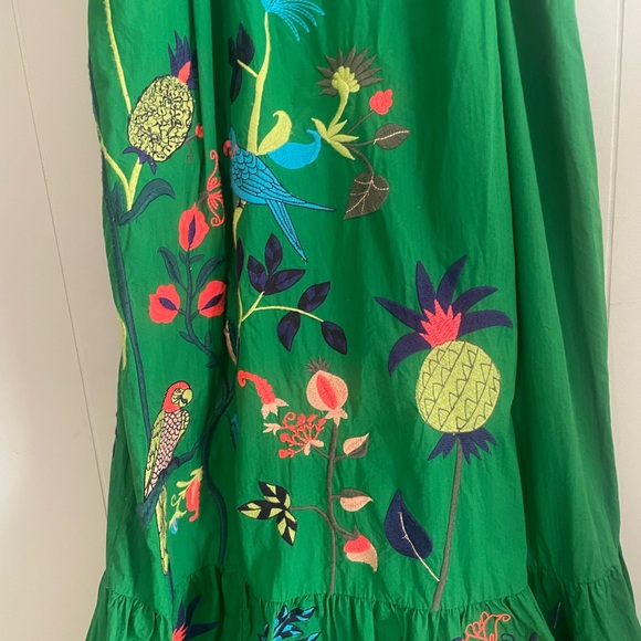 Green Anthropologie dress - Picture 3 of 10